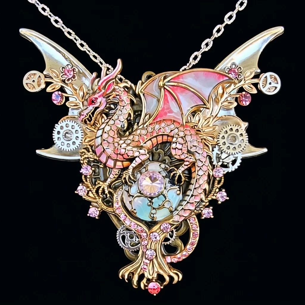Handcrafted statement jewellery piece