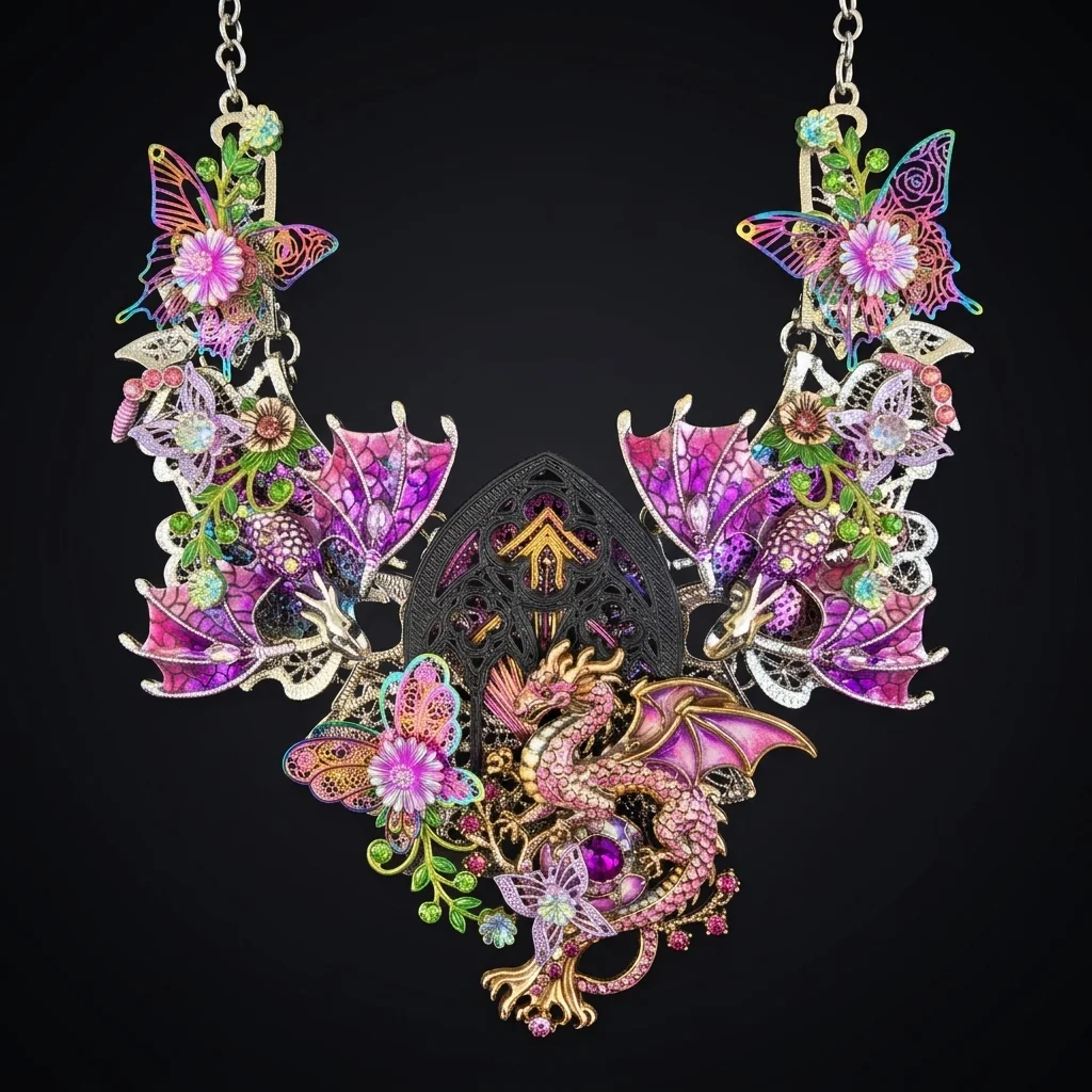 Handcrafted statement jewellery piece
