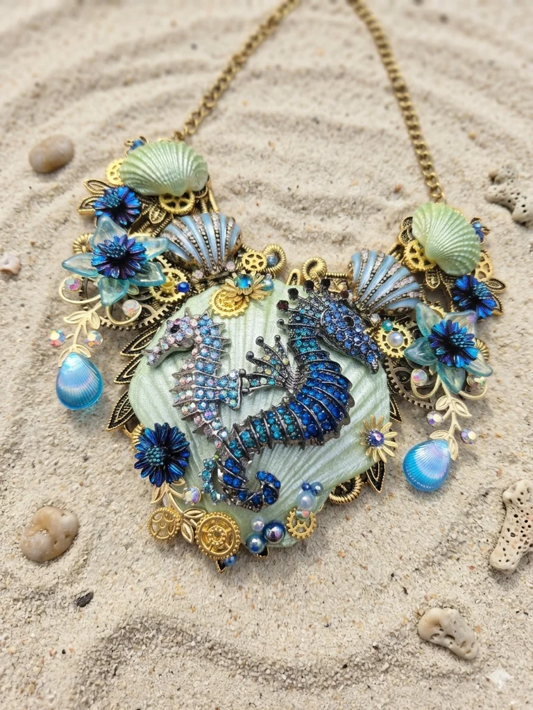 Handcrafted statement jewellery piece