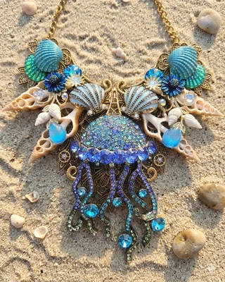 Handcrafted statement jewellery piece