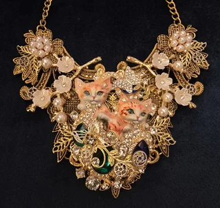 Handcrafted statement jewellery piece