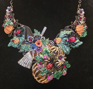 Handcrafted statement jewellery piece