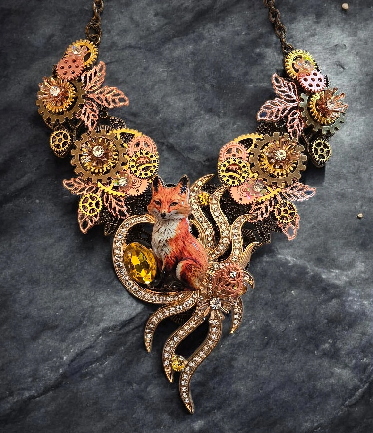 Handcrafted statement jewellery piece