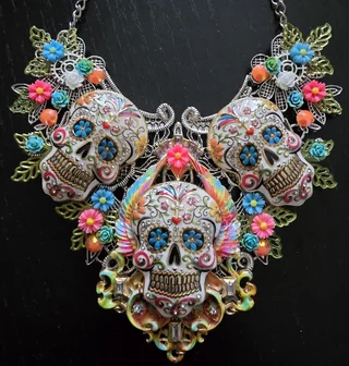Handcrafted statement jewellery piece